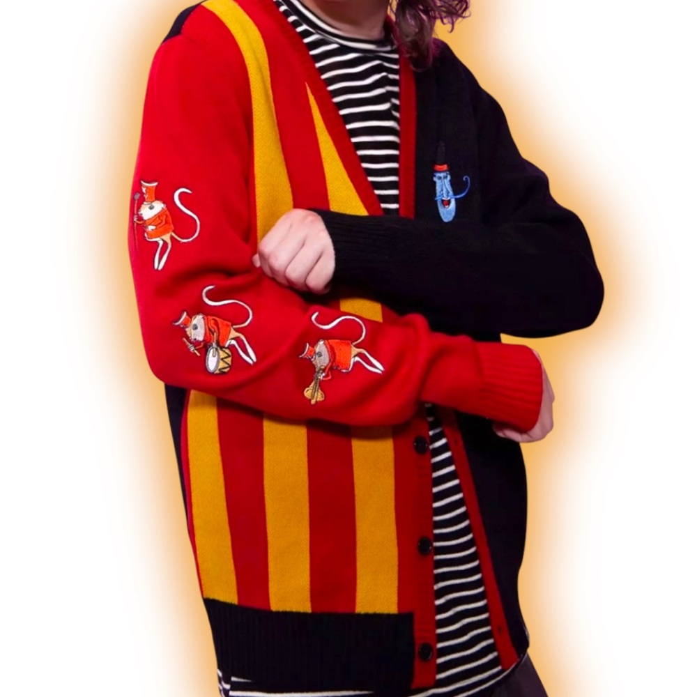 Laika Coraline Bobinsky Circus Mice Cardigan